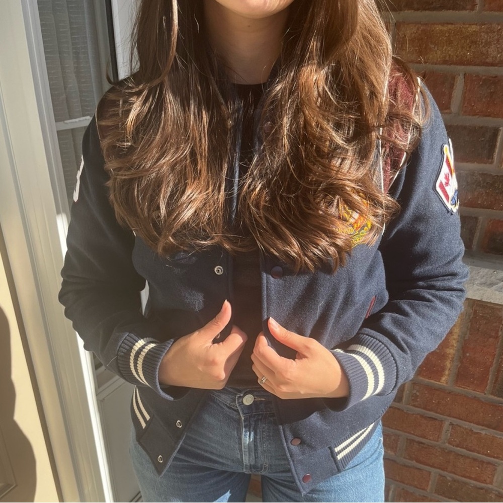 Roots Wool Bomber Coat